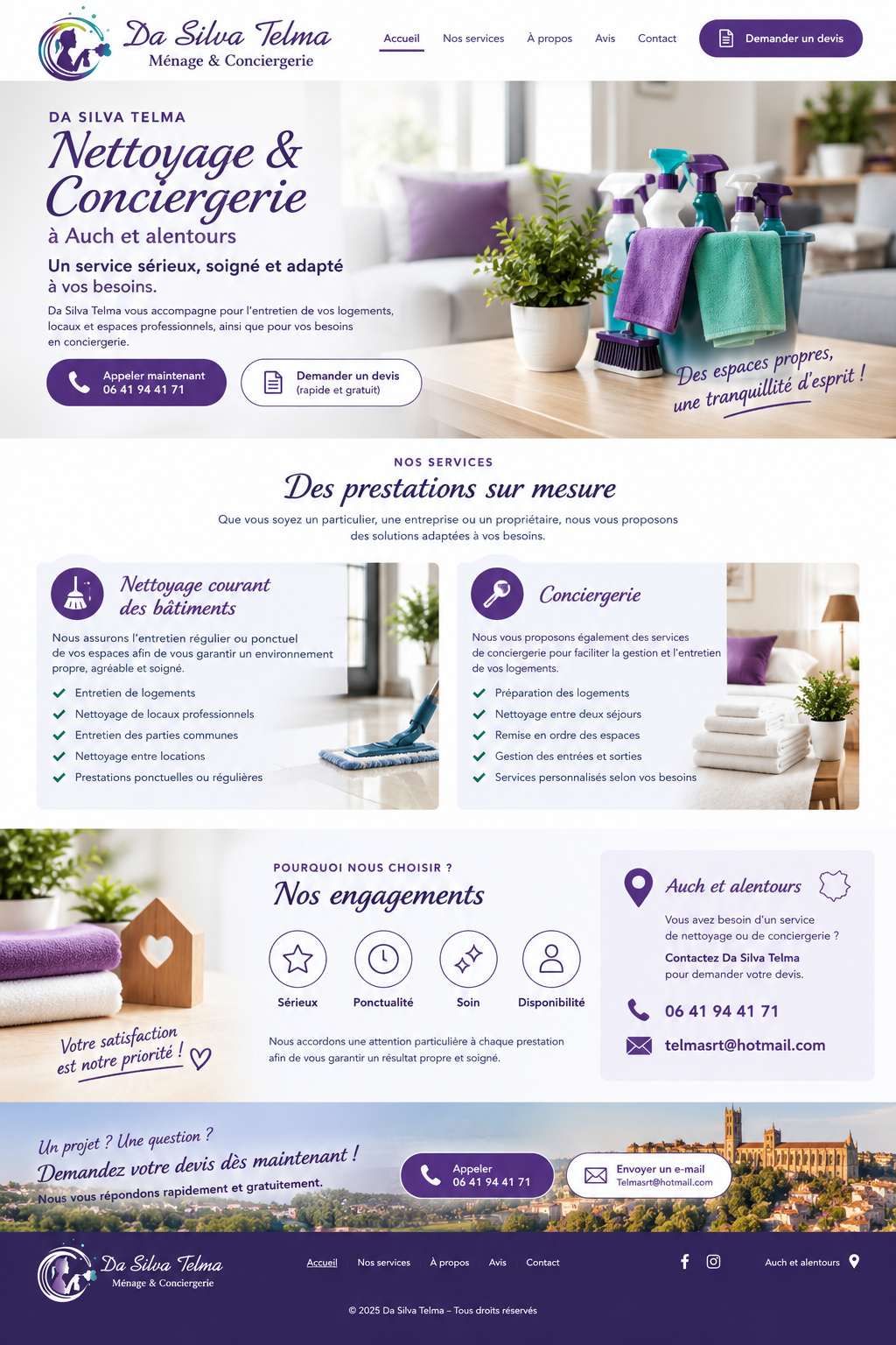 Da Silva Telma — Ménage & Conciergerie